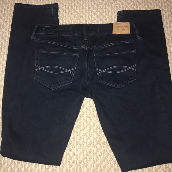 Abercrombie Dark Blue Perfect Stretch Jeans - 00S - Picture 3 of 3